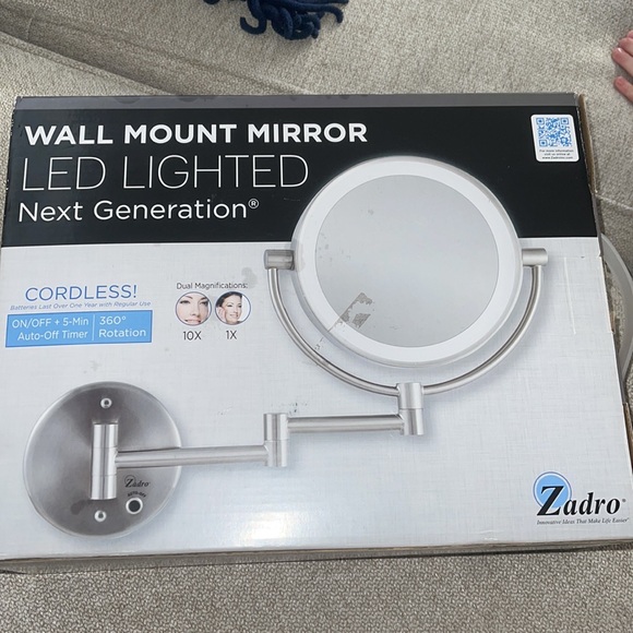 Bath New Zadro Wall Mount Mirror Led Lighted Poshmark